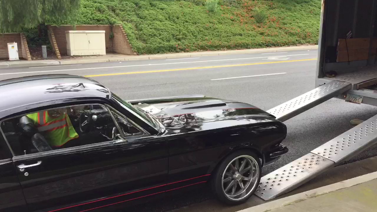 Image result for The Sound Of This â65 Mustang Hitting A Trailer Will Hurt Your Soul!